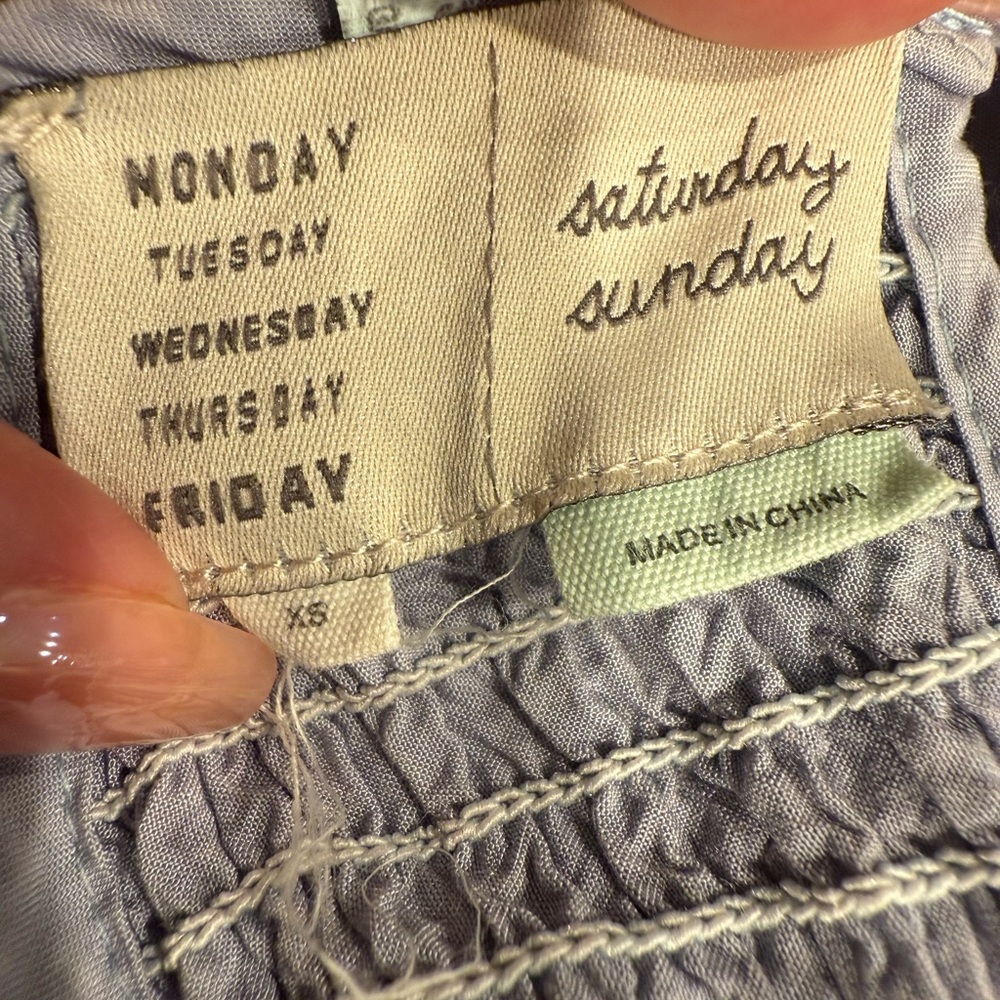 Women’s Baby Blue Saturday, Sunday Jumpsuit - Picture 9 of 11